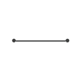 NEW MECCA METAL SHOWER SHELF MATTE BLACK