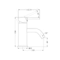 Dolce Basin Mixer Stylish Spout