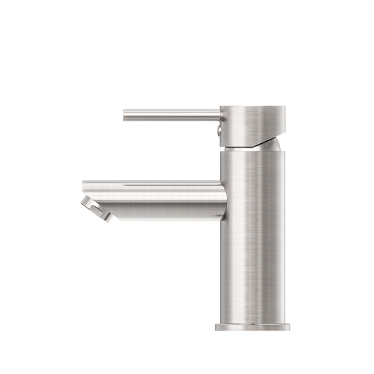 DOLCE BASIN MIXER STRAIGHT SPOUT BRUSHED NICKEL