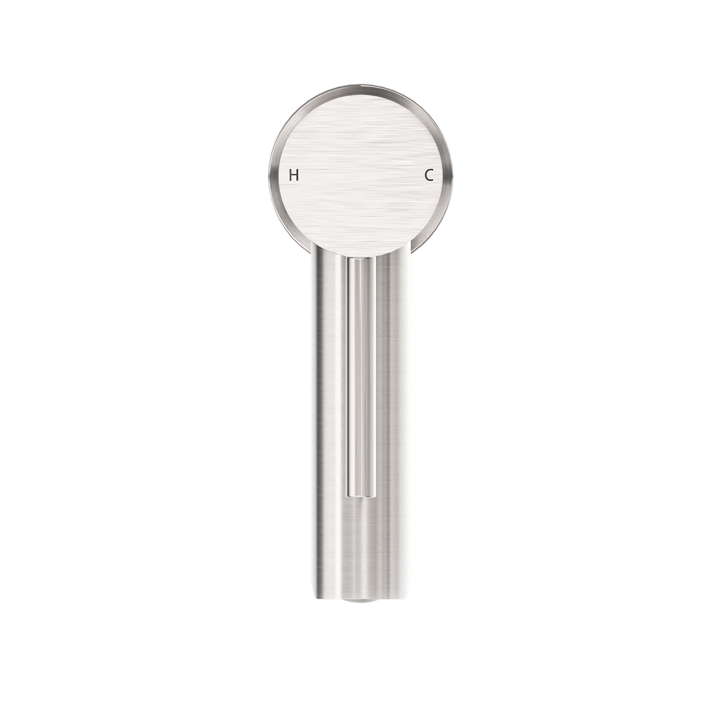 DOLCE BASIN MIXER STRAIGHT SPOUT BRUSHED NICKEL