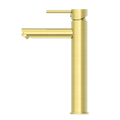 DOLCE TALL BASIN MIXER BRUSHED GOLD
