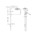 Nero Bianca Twin Shower Chrome