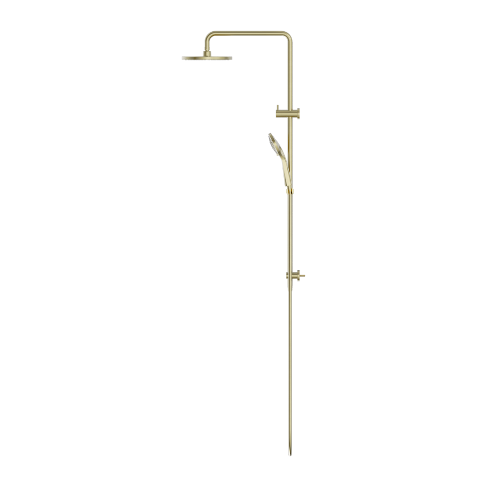 ROUND TWIN SHOWER WITH AIR SHOWER I BRUSHED GOLD
