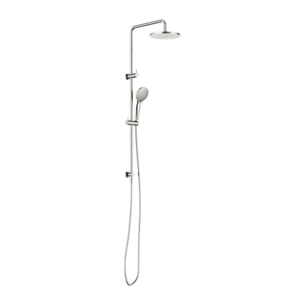 ROUND TWIN SHOWER WITH AIR SHOWER I BRUSHED NICKEL