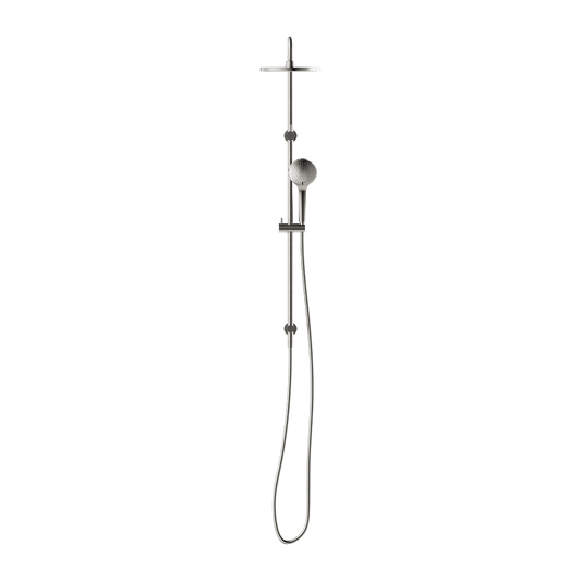 ROUND TWIN SHOWER WITH AIR SHOWER I BRUSHED NICKEL