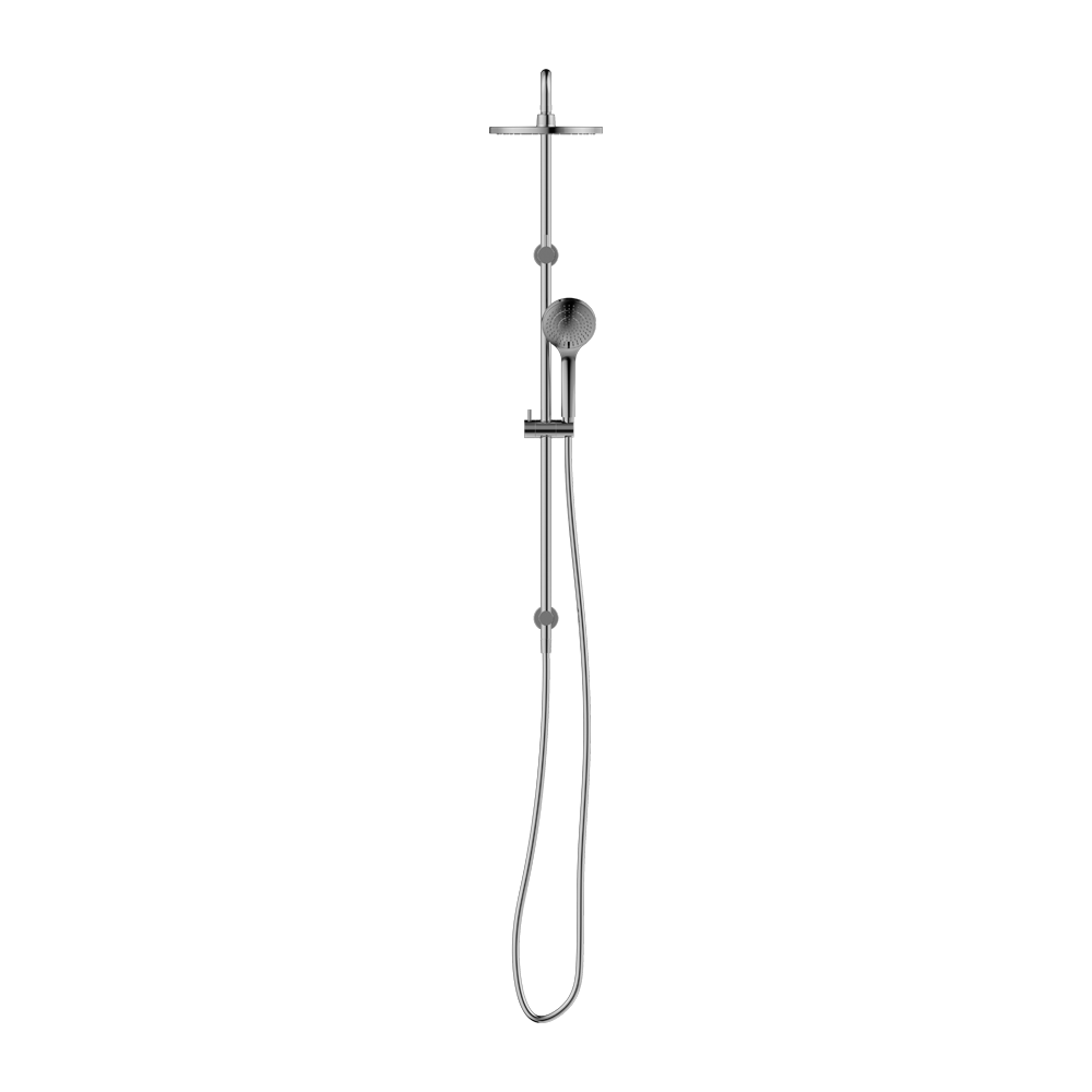 ROUND TWIN SHOWER WITH AIR SHOWER I CHROME