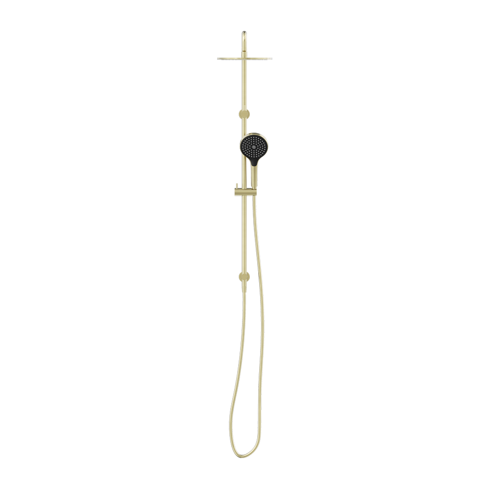 ROUND TWIN SHOWER WITH AIR SHOWER II BRUSHED GOLD