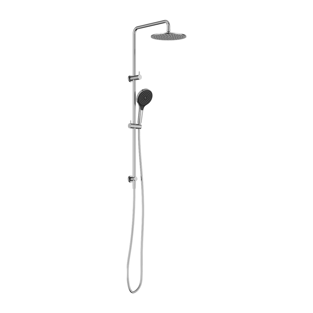 ROUND TWIN SHOWER WITH AIR SHOWER II CHROME