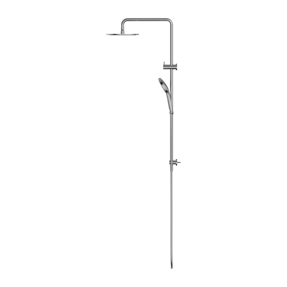 ROUND TWIN SHOWER WITH AIR SHOWER II CHROME