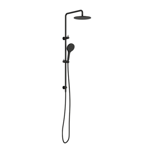 ROUND TWIN SHOWER WITH AIR SHOWER II MATTE BLACK