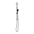 ROUND TWIN SHOWER WITH AIR SHOWER II MATTE BLACK