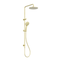 ROUND TWIN SHOWER BRUSHED GOLD