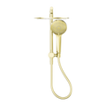 MECCA 2 IN 1 TWIN SHOWER BRUSHED GOLD