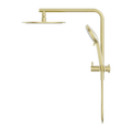 MECCA 2 IN 1 TWIN SHOWER BRUSHED GOLD