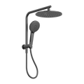 MECCA 2 IN 1 TWIN SHOWER GUN METAL