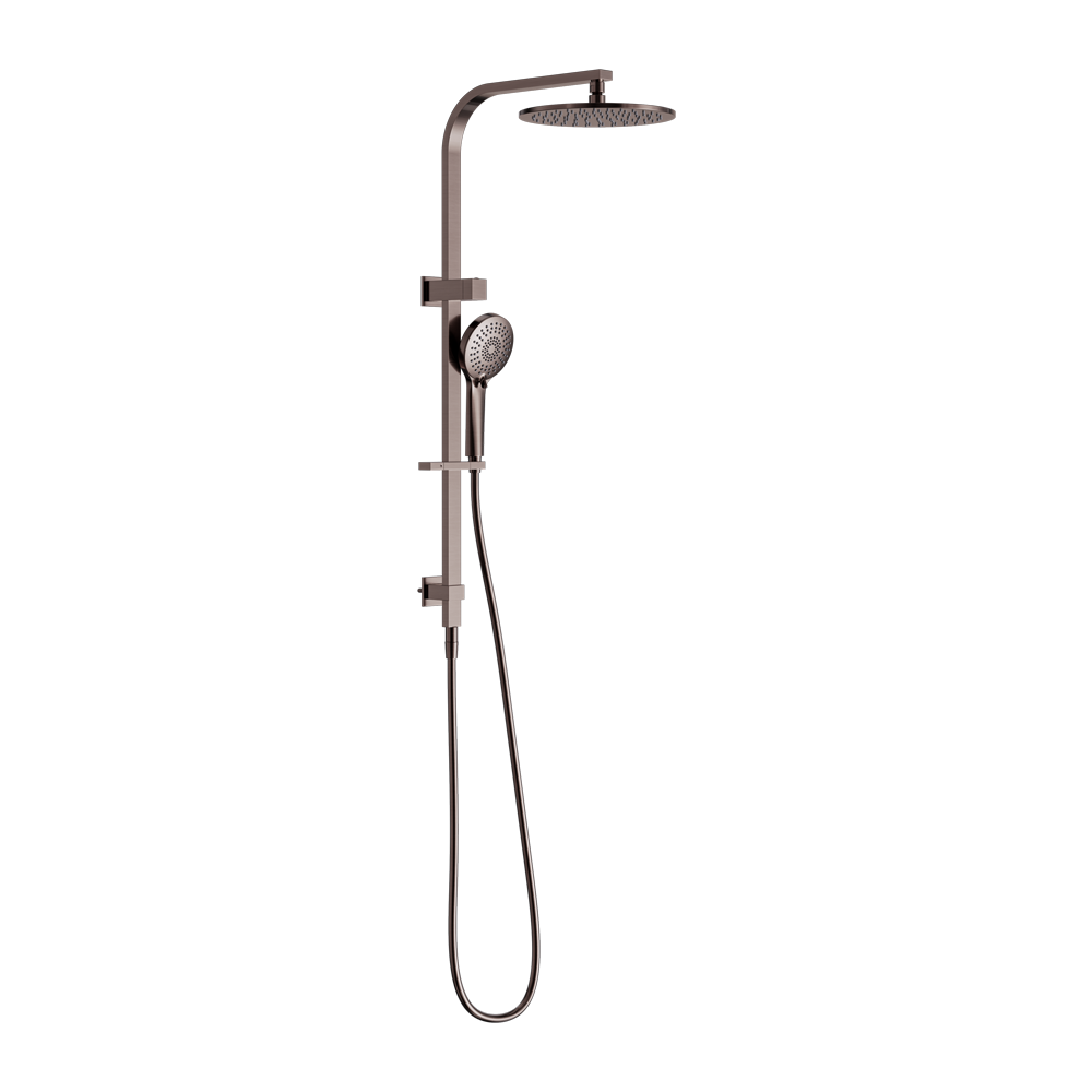 BIANCA TWIN SHOWER BRUSHED BRONZE