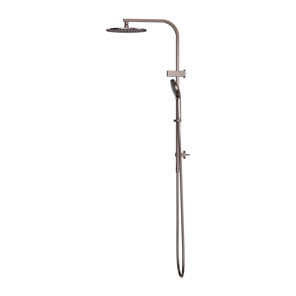 BIANCA TWIN SHOWER BRUSHED BRONZE