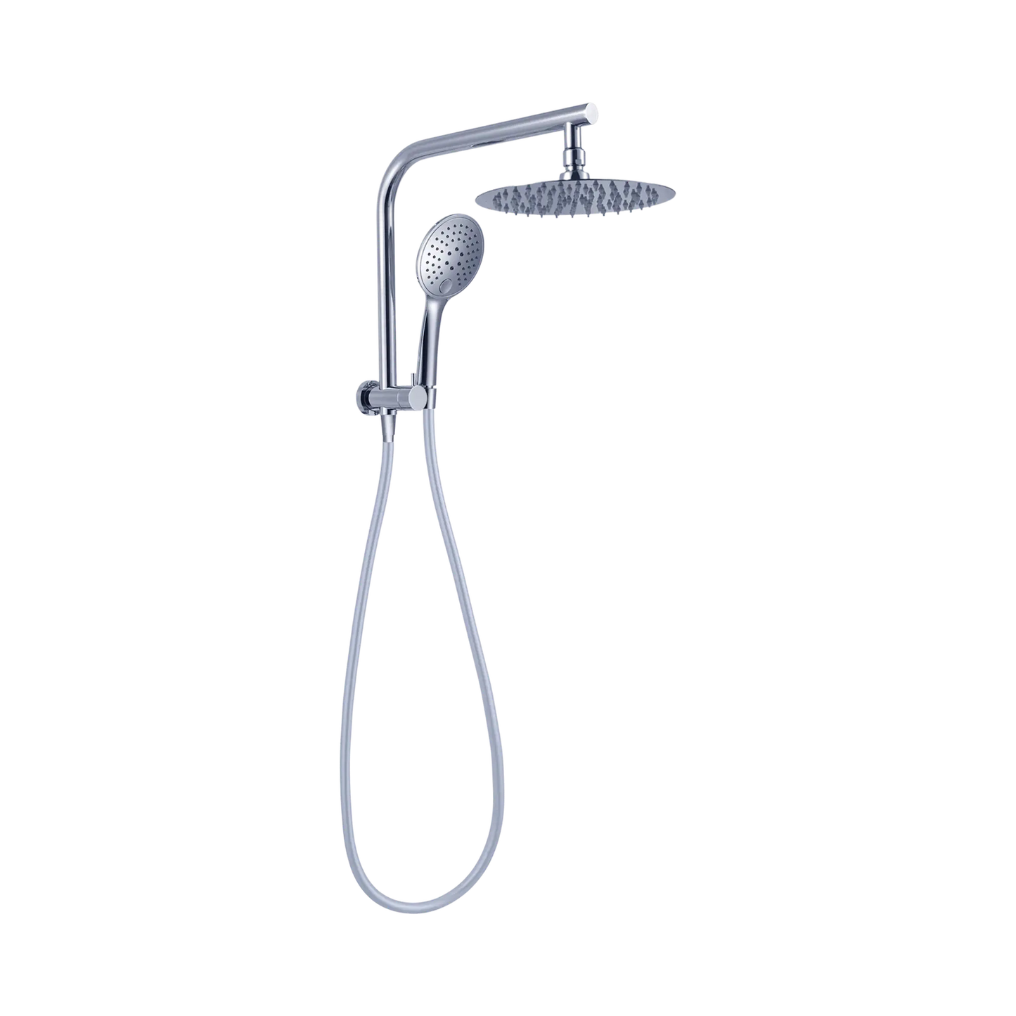 MECCA 2 IN 1 TWIN SHOWER CHROME