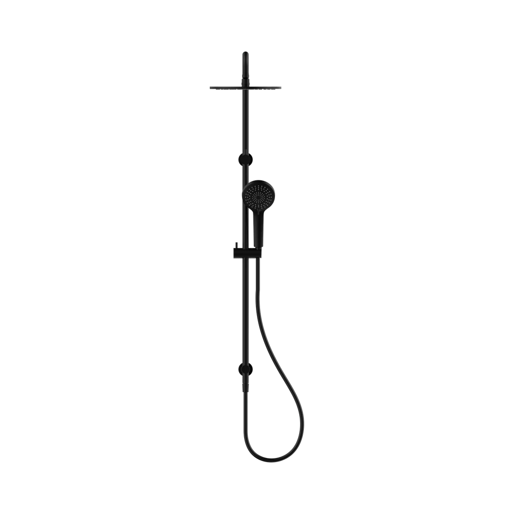 Nero Round Twin Shower Matte Black — Twin & Combination Showers