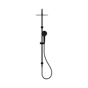 Nero Round Twin Shower Matte Black — Twin & Combination Showers