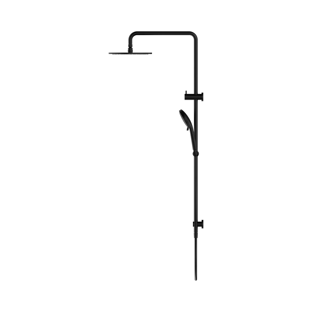 Nero Round Twin Shower Matte Black — Twin & Combination Showers