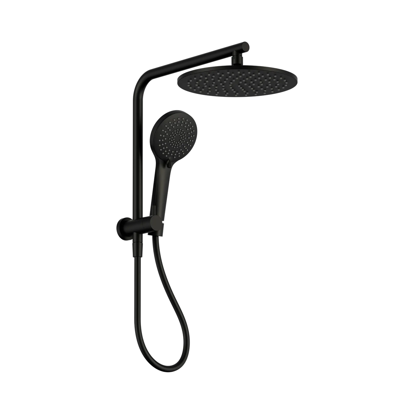 MECCA 2 IN 1 TWIN SHOWER MATTE BLACK