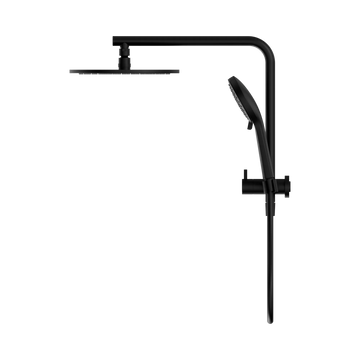 Mecca 2 In 1 Twin Shower Matte Black — Twin & Combination Showers