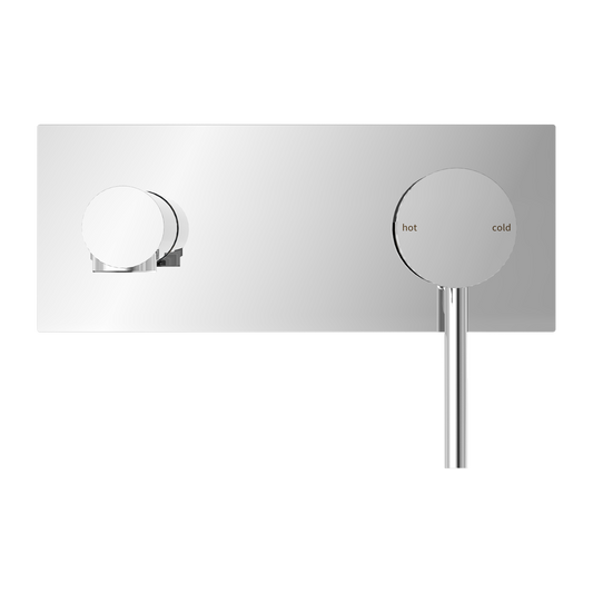 DOLCE WALL BASIN/BATH MIXER STRAIGHT SPOUT CHROME