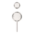 DOLCE SHOWER MIXER WITH DIVERTOR SEPARATE BACK PLATE BRUSHED NICKEL