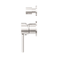 DOLCE SHOWER MIXER WITH DIVERTOR SEPARATE BACK PLATE BN (NR250809EBN) BRUSHED NICKEL