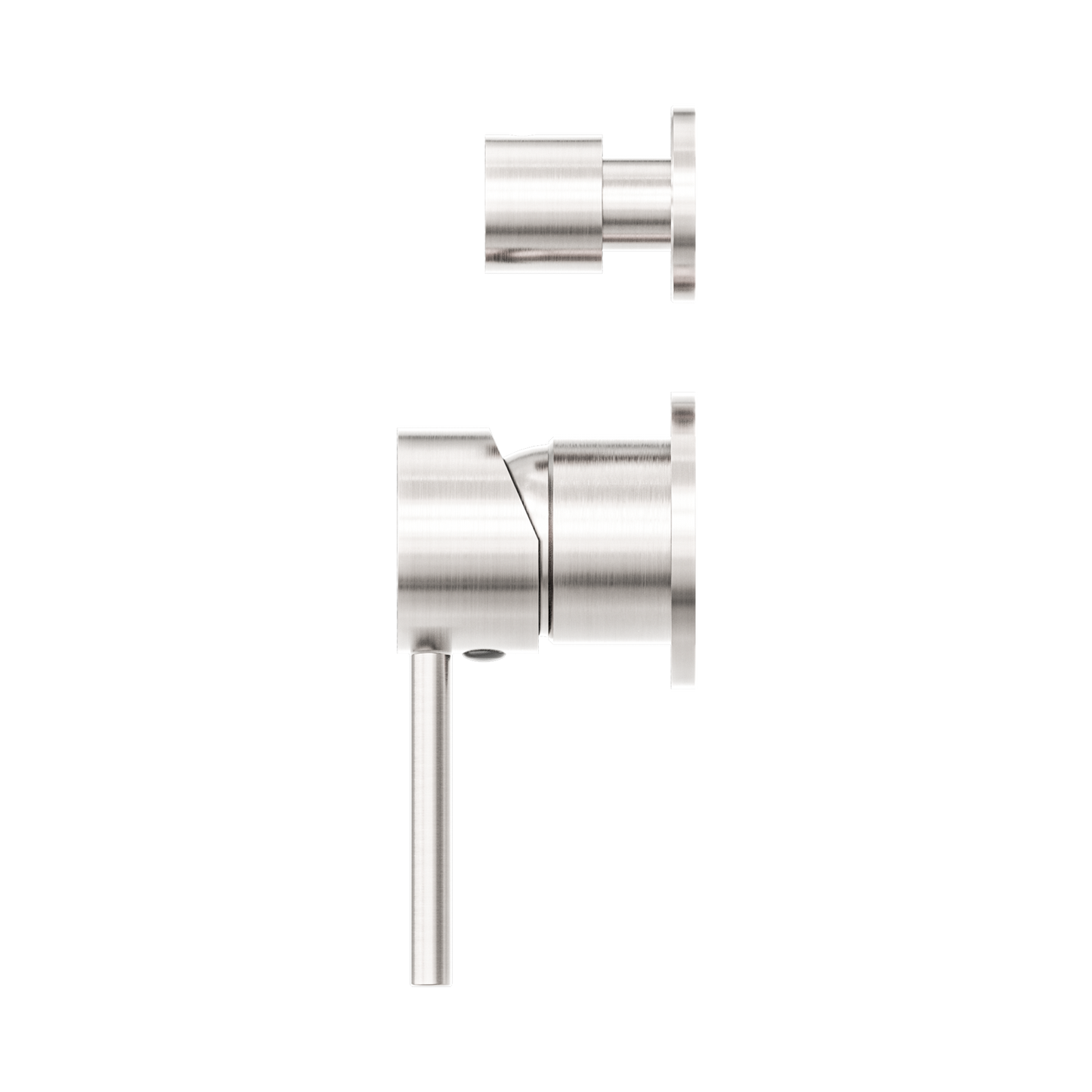 DOLCE SHOWER MIXER WITH DIVERTOR SEPARATE BACK PLATE BN (NR250809EBN) BRUSHED NICKEL