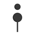 DOLCE SHOWER MIXER WITH DIVERTOR SEPARATE BACK PLATE MATTE BLACK