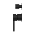 DOLCE SHOWER MIXER WITH DIVERTOR SEPARATE BACK PLATE MATTE BLACK