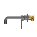 DOLCE WALL BASIN/BATH MIXER GUN METAL