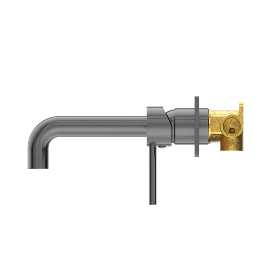 DOLCE WALL BASIN/BATH MIXER GUN METAL