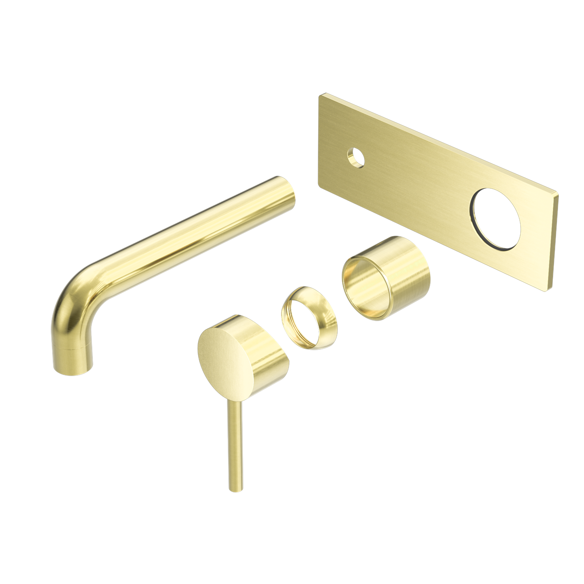 DOLCE WALL BASIN/BATH MIXER TRIM KITS ONLY BG (NR250810BTBG) BRUSHED GOLD