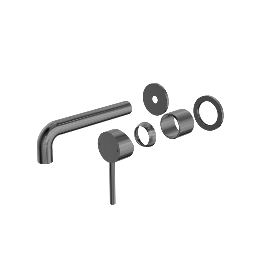 DOLCE WALL BASIN/BATH MIXER SEPARATE BACK PLATE TRIM KITS ONLY GUN METAL
