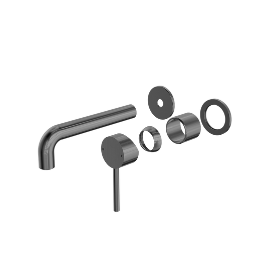 DOLCE WALL BASIN/BATH MIXER SEPARATE BACK PLATE TRIM KITS ONLY GUN METAL