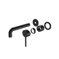 DOLCE WALL BASIN/BATH MIXER SEPARATE BACK PLATE TRIM KITS ONLY MATTE BLACK