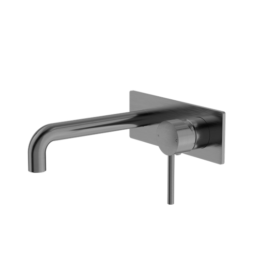 DOLCE WALL BASIN/BATH MIXER GUN METAL
