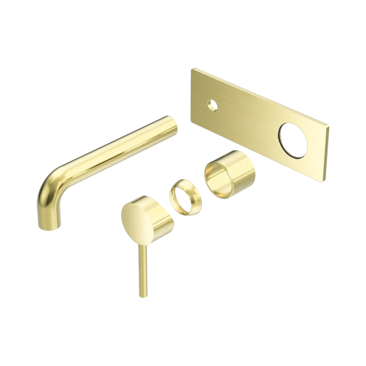 DOLCE WALL BASIN/BATH MIXER TRIM KITS ONLY BRUSHED GOLD