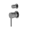 DOLCE SHOWER MIXER WITH DIVERTOR SEPARATE BACK PLATE GUN METAL