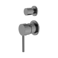 DOLCE SHOWER MIXER WITH DIVERTOR SEPARATE BACK PLATE TRIM KITS ONLY GUN METAL
