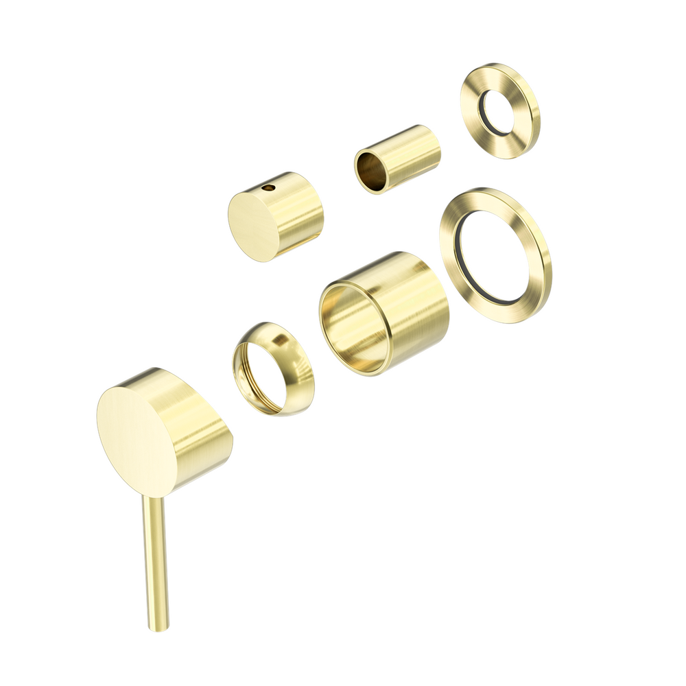DOLCE SHOWER MIXER WITH DIVERTOR SEPARATE BACK PLATE TRIM KITS ONLY BG (NR250811ETBG) BRUSHED GOLD