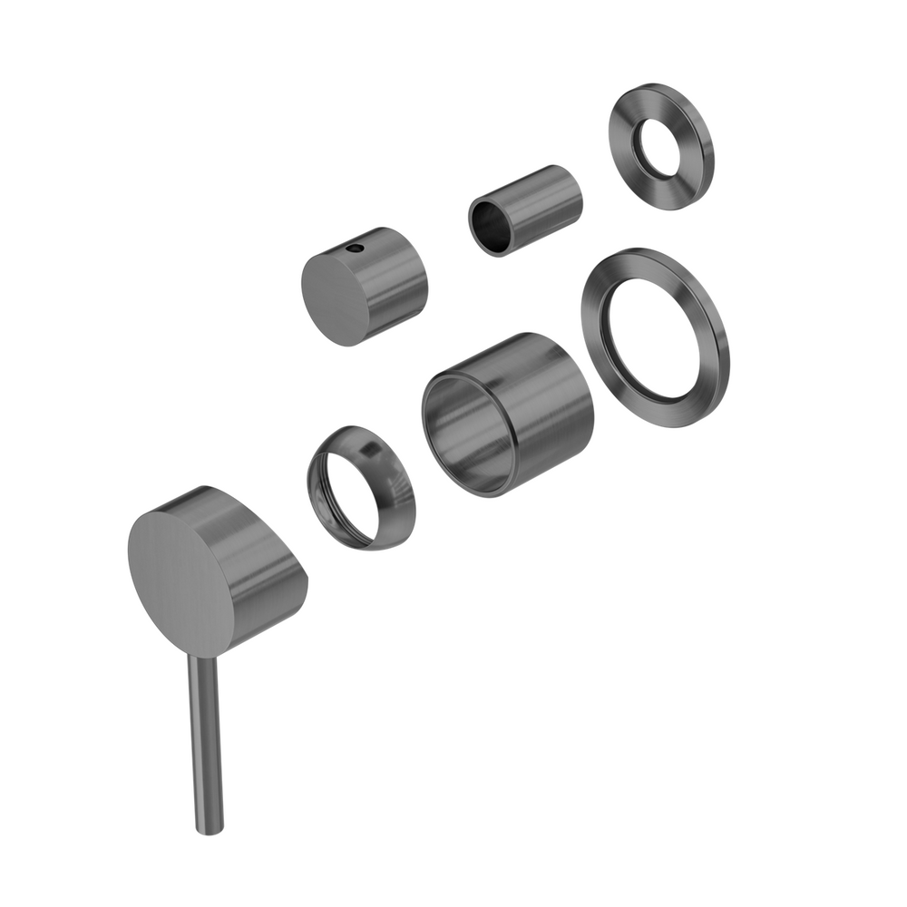 DOLCE SHOWER MIXER WITH DIVERTOR SEPARATE BACK PLATE TRIM KITS ONLY GM (NR250811ETGM) BRASS