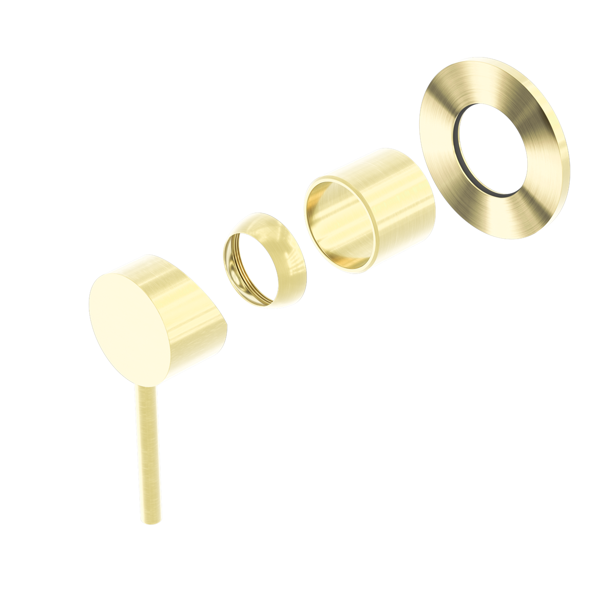 DOLCE SHOWER MIXER TRIM KITS ONLY BG (NR250811TBG) BRUSHED GOLD