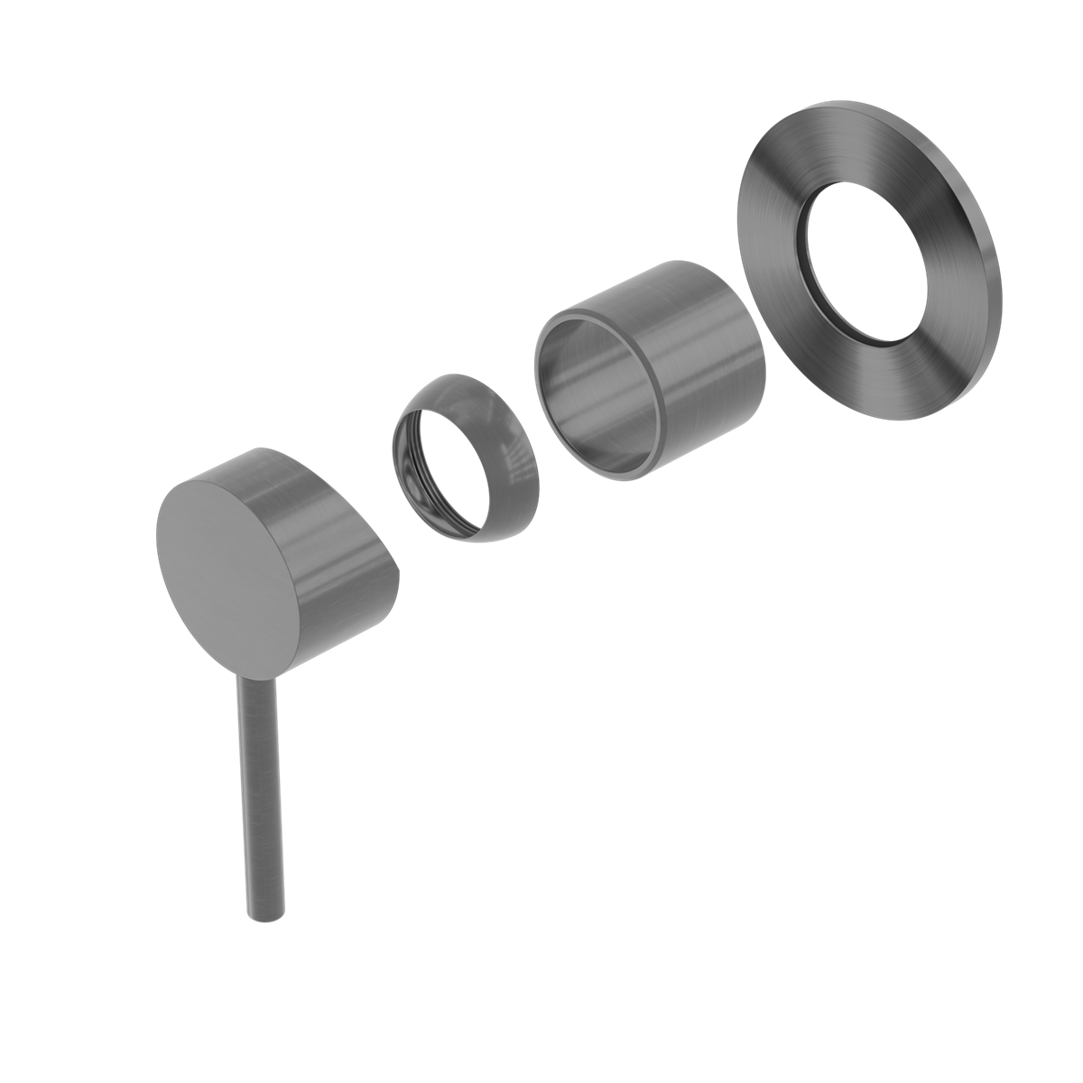 DOLCE SHOWER MIXER TRIM KITS ONLY GM (NR250811TGM) GUN METAL