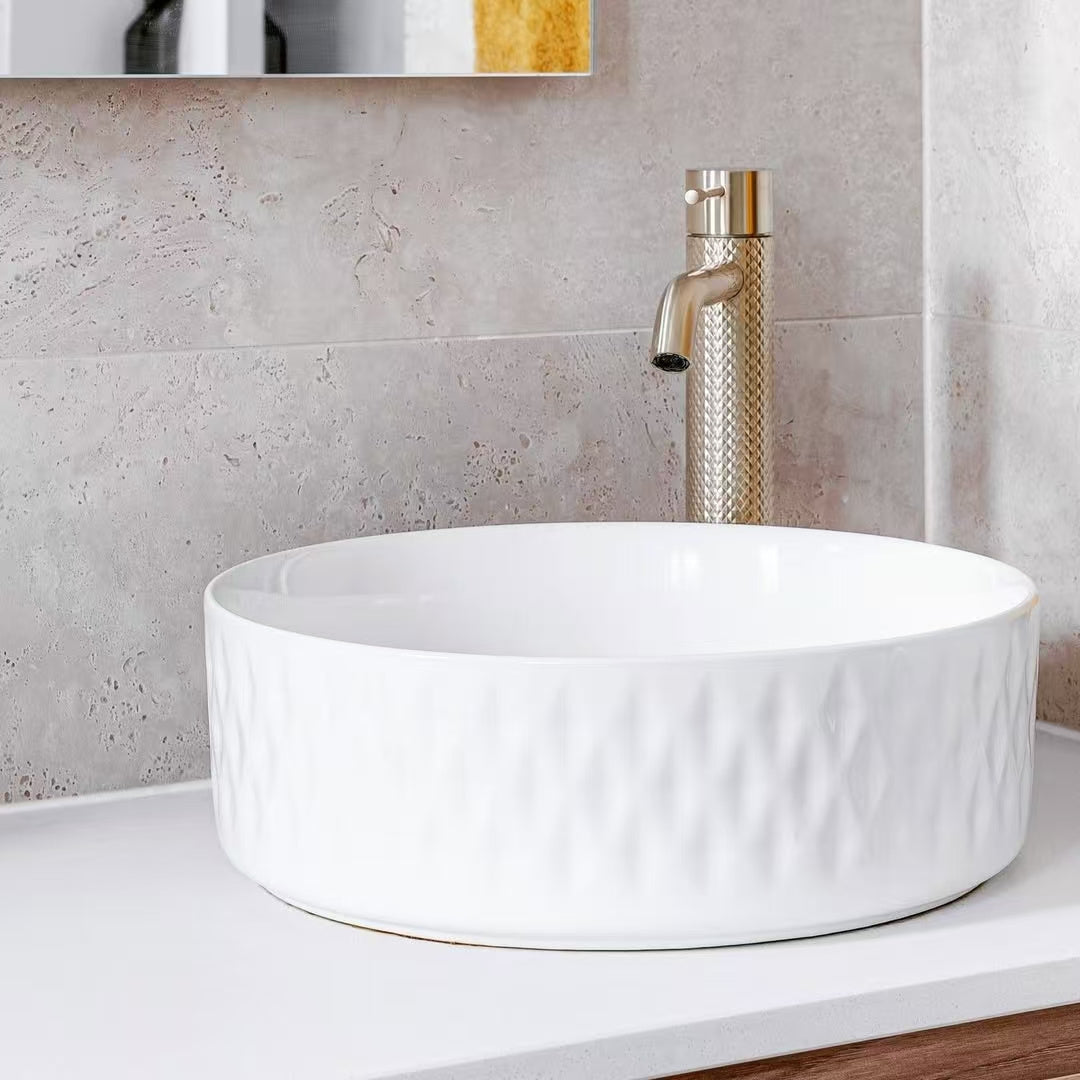 OPAL TALL BASIN MIXER BRUSHED GOLD