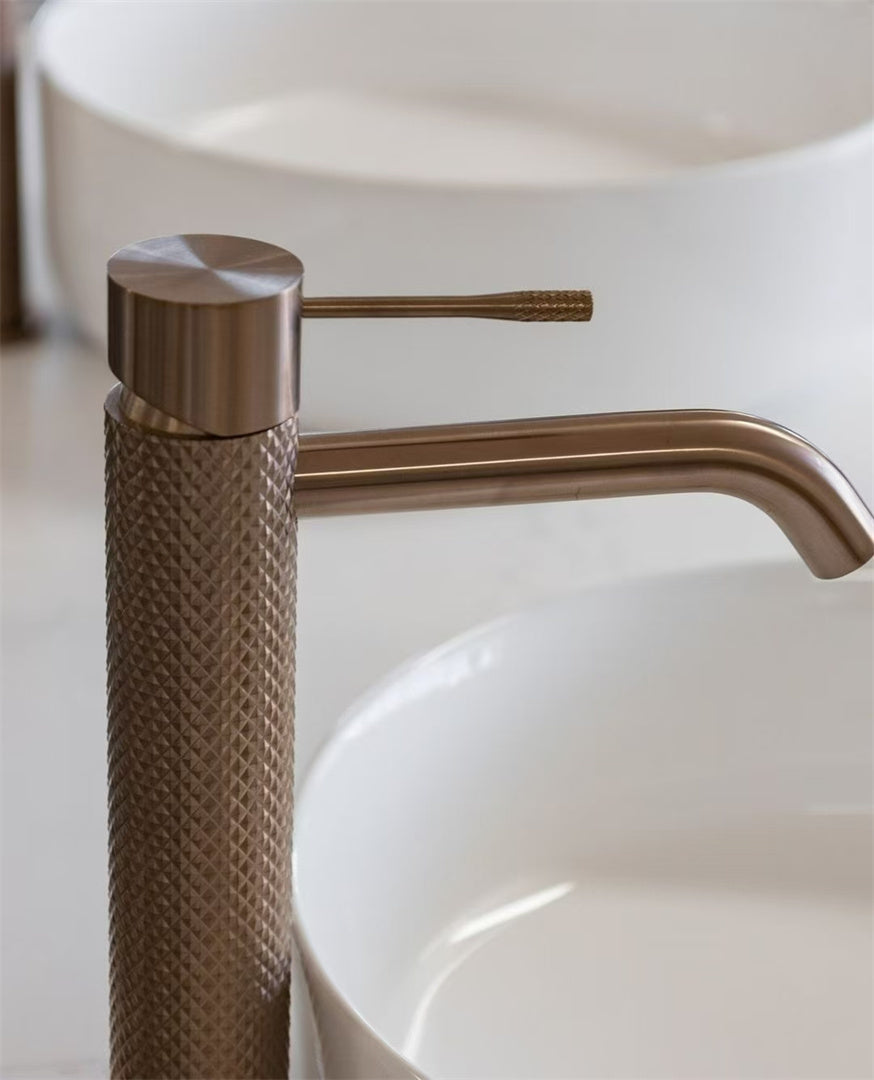 OPAL TALL BASIN MIXER BRUSHED BRONZE