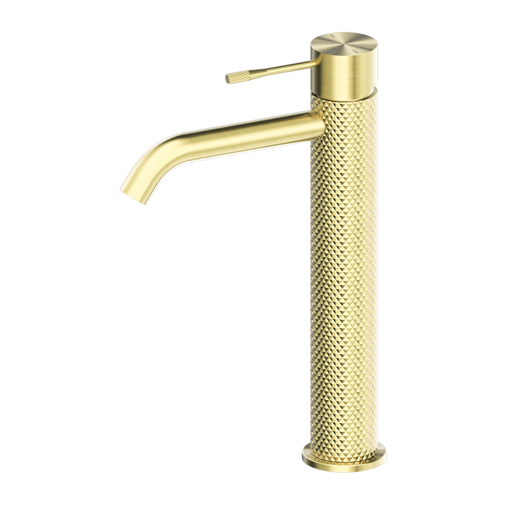 OPAL TALL BASIN MIXER BRUSHED GOLD